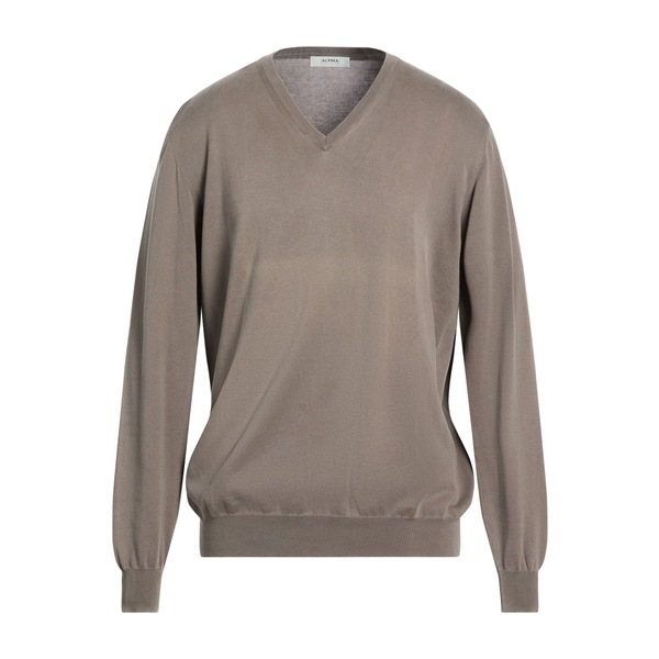 【貨物輸送無料】 アルファス テューディオ メンズ 編み物\u0026スウェーター アウター Sweaters Grey