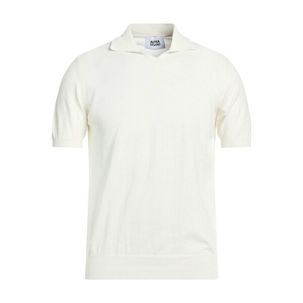【貨物輸送無料】 アルファス テューディオ メンズ 編み物\u0026スウェーター アウター Sweaters White