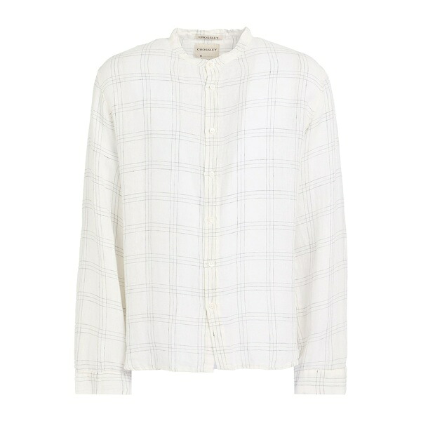 【送料無料】 クロスリー メンズ シャツ トップス Shirts White