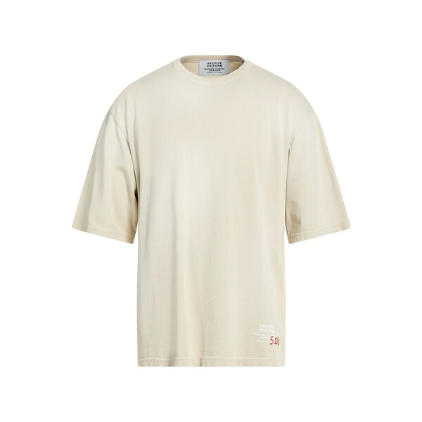 【貨物輸送無料】 デンハム メンズ プルオーバー トップス T-shirts Beige