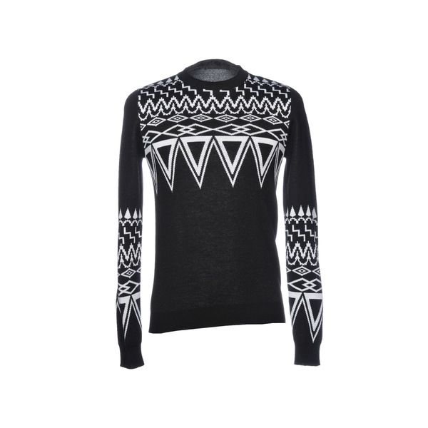 【貨物輸送無料】 ダニエレ アレッサンドリー二 メンズ 編み物\u0026プルオーバー アウター Sweaters Black