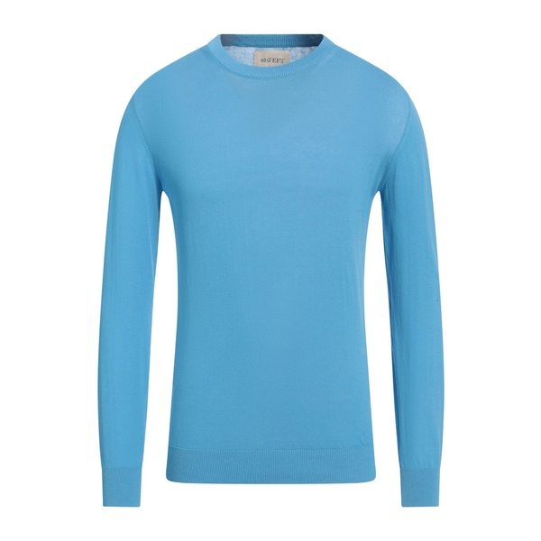 【貨物輸送無料】 フォーティウェスト メンズ 編み物\u0026プルオーバー アウター Sweaters Azure トップス-ニット・セーター
