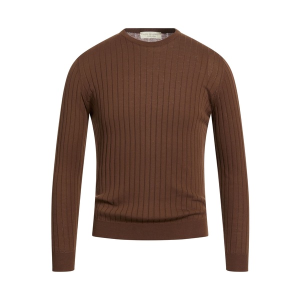 【貨物輸送無料】 フィリッポ デ ラウレンティス メンズ 編み物\u0026プルオーバー アウター Sweaters Brown