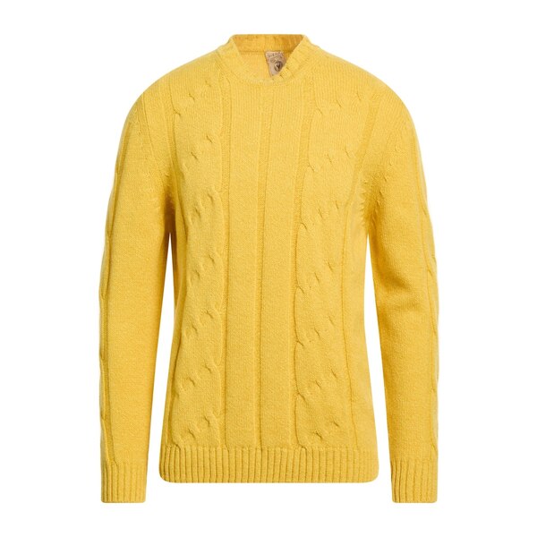 【貨物輸送無料】 エイチ953 メンズ 編み物\u0026プルオーバー アウター Sweaters Yellow