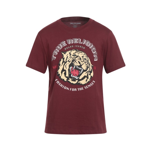 【送料無料】 トゥルーレリジョン メンズ Tシャツ トップス T-shirts Red 9,605円