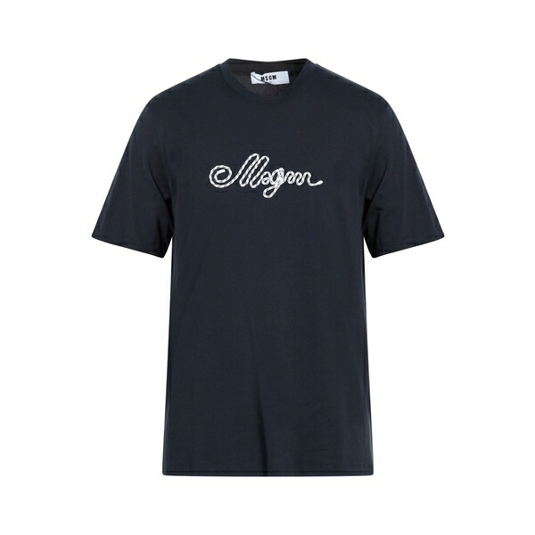 【送料無料】 エムエスジイエム メンズ Tシャツ トップス T-shirts Blue