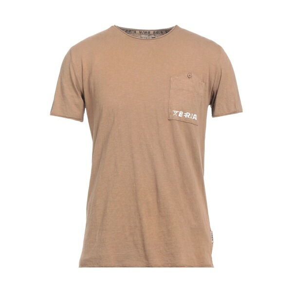 【送料無料】 ヴェルナ メンズ Tシャツ トップス T-shirts Brown