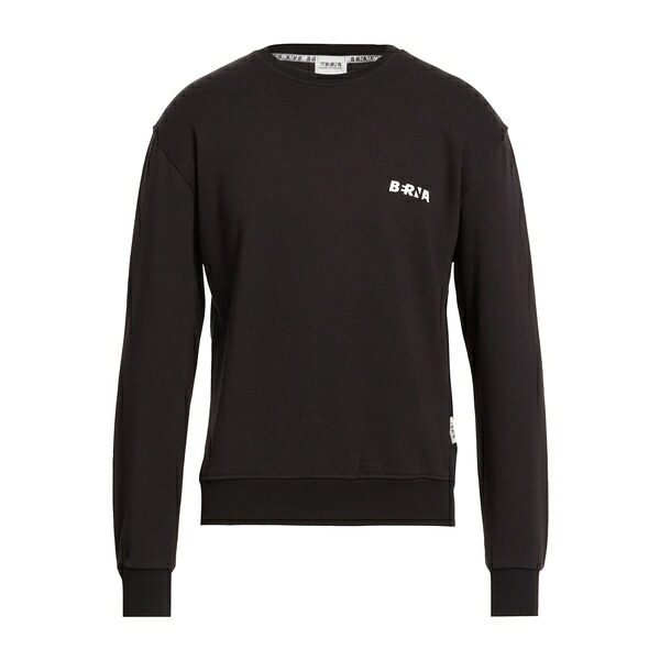 【貨物輸送無料】 ヴェルナ メンズ パーカー・スウェットシャツ アウター Sweatshirts Black