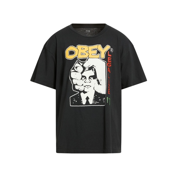 【送料無料】 オベイ メンズ Tシャツ トップス T-shirts Grey