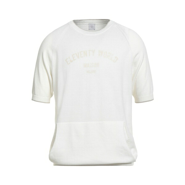 【送料無料】 イレブンティ メンズ ニット&セーター アウター Sweaters White