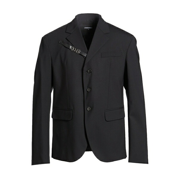 【送料無料】 ディースクエアード メンズ ジャケット＆ブルゾン アウター Blazers Black