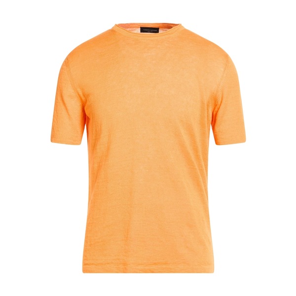 【貨物輸送無料】 ロベルトコリーナ メンズ 編み物\u0026プルオーバー アウター Sweaters Orange