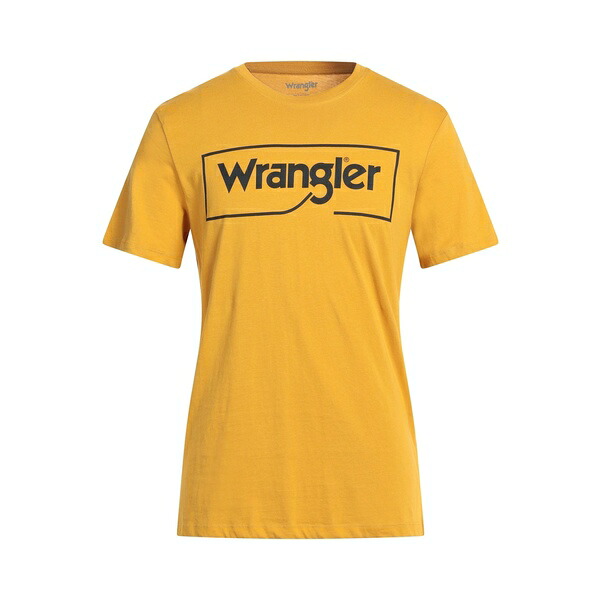【送料無料】 ラングラー メンズ Tシャツ トップス T-shirts Yellow