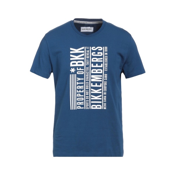 【送料無料】 ビッケンバーグス メンズ Tシャツ トップス T-shirts Blue