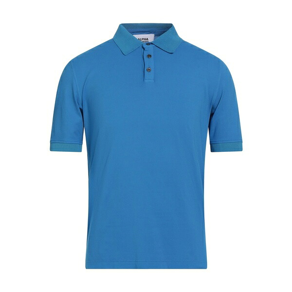 【送料無料】 アルファス テューディオ メンズ Tシャツ トップス Polo shirts Azure