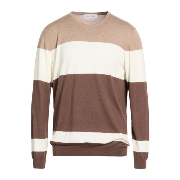 【貨物輸送無料】 ヘリテージ メンズ 編み物\u0026プルオーバー アウター Sweaters Green