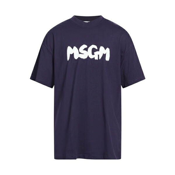 【送料無料】 エムエスジイエム メンズ Tシャツ トップス T-shirts Purple