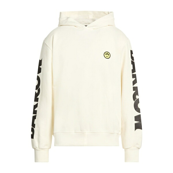 【貨物輸送無料】 バロウ メンズ パーカー・スウェットシャツ アウター Sweatshirts White