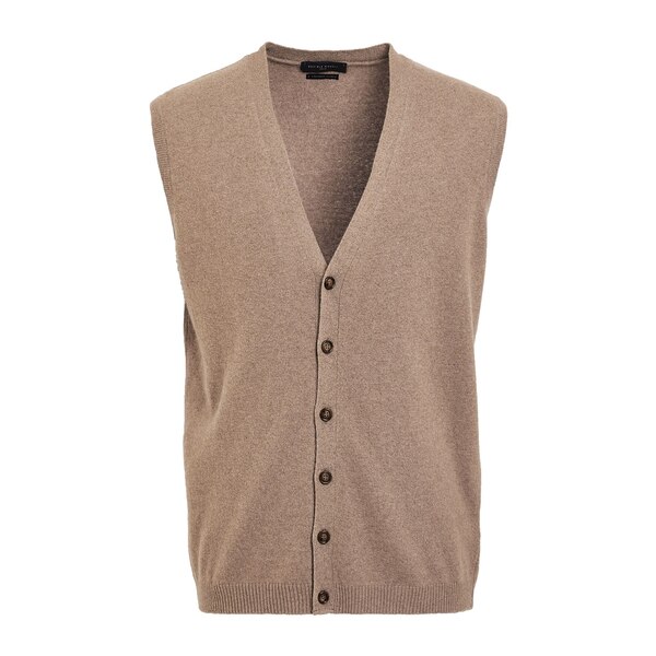【貨物輸送無料】 ダニエル フィエゾリ メンズ ジレー アウター Cardigans Brown