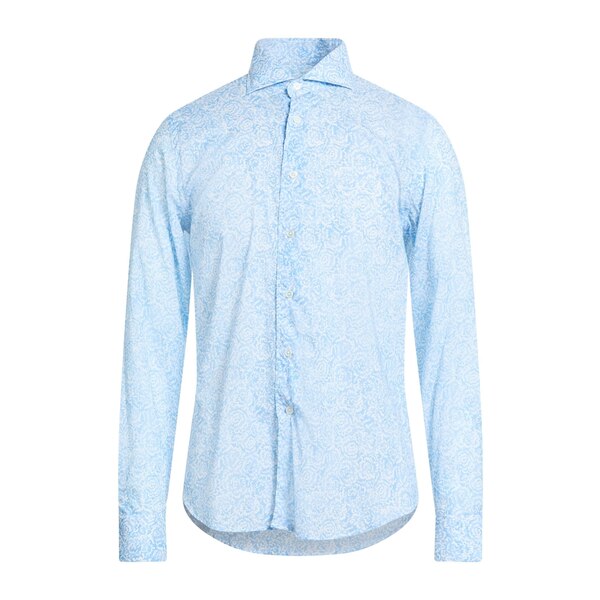 【送料無料】 フェデーリ メンズ シャツ トップス Shirts Azure