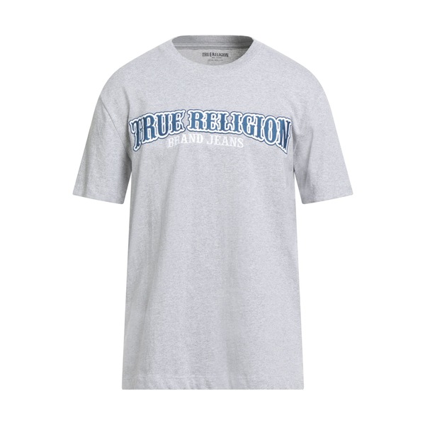 【送料無料】 トゥルーレリジョン メンズ Tシャツ トップス T-shirts Grey