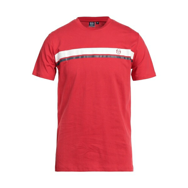 【送料無料】 セルジオ・タッキーニ メンズ Tシャツ トップス T-shirts Red｜asty