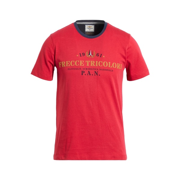 【送料無料】 アエロナウティカ ミリターレ メンズ Tシャツ トップス T-shirts Red