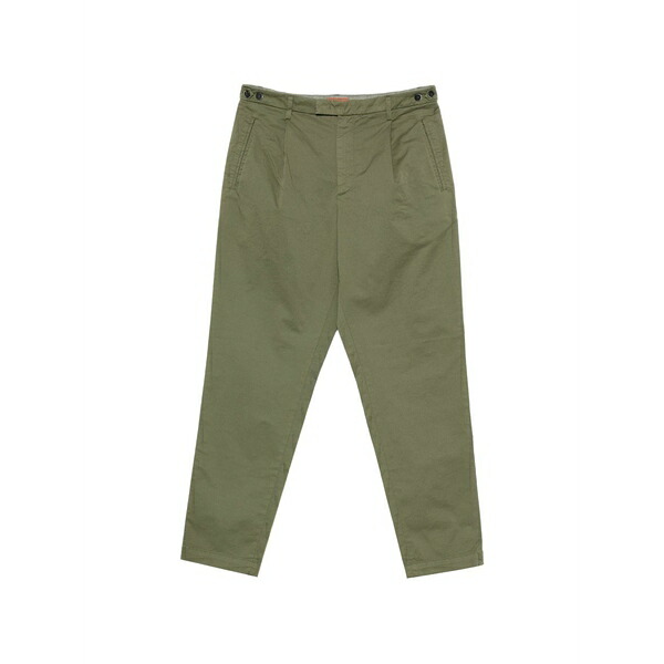 バレナ メンズ 心地好いズボン下 ボトムス Pleated \u0027masco trevo\u0027 trousers Green