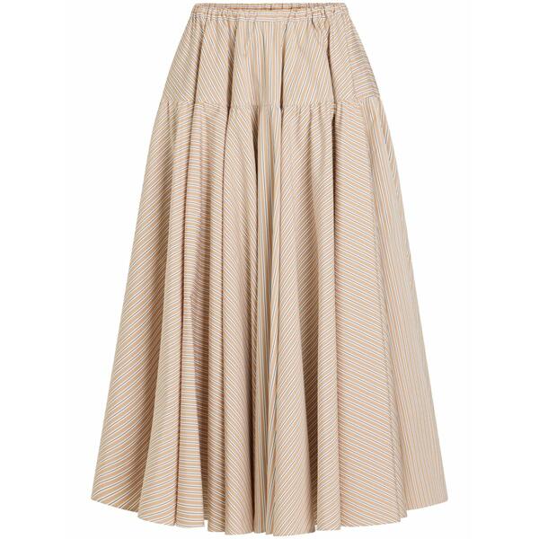 ジャンパトゥ レディース スコート ボトムス Printed organic cotton maxi skirt Neutrals