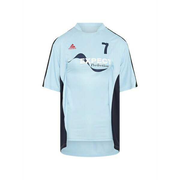 マーティン・さくら色 レディース ティーシャツ トップス Number-print t-shirt Blue