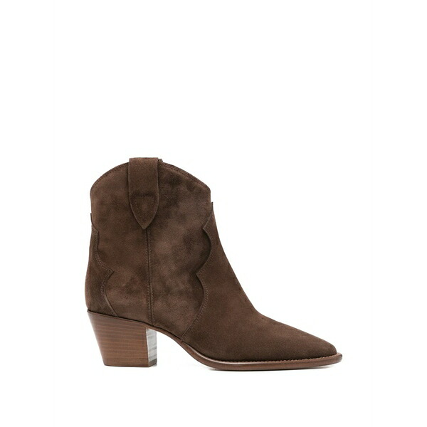 アンナ・エフ レディース ブーツ シューズ Pointed-toe boots Brown