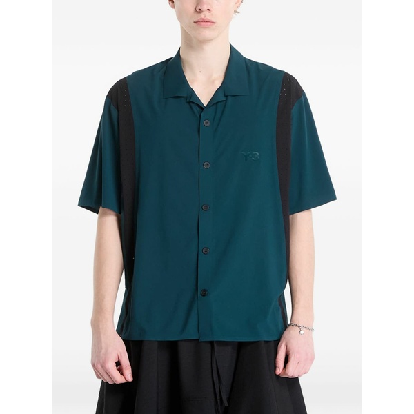 ワイスロバート・エドワード・リー メンズ プルオーバー トップス Ultralight woven shirt Green カジュアルシャツ-メンズファッション