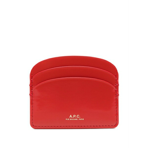 アーペーセー レディース 紙入れ 付属品 Cardholder wallet Red