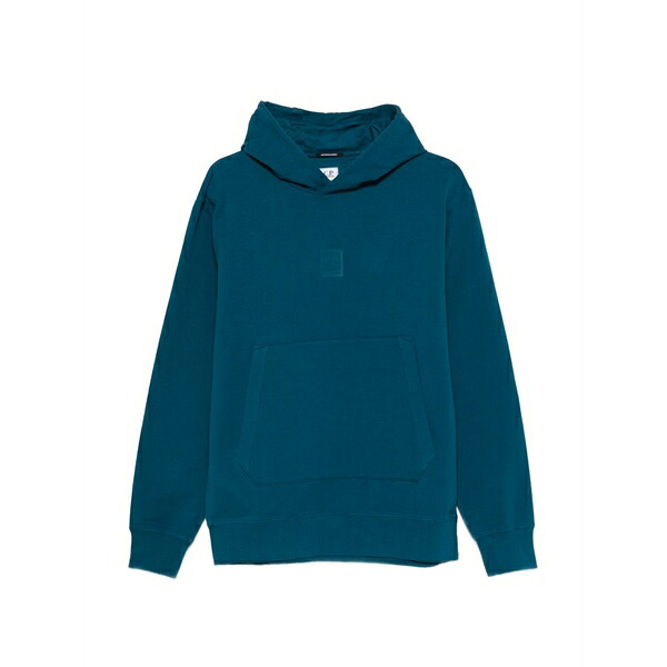 シーピーカンパニー メンズ パーカー・スウェットシャツ アウター Kangaroo-pocket hoodie Blue｜asty 38,870円