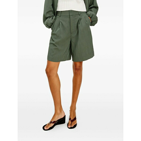 レイルズ レディース 心地好いズボン下 ボトムス Zamora tailored shorts Green