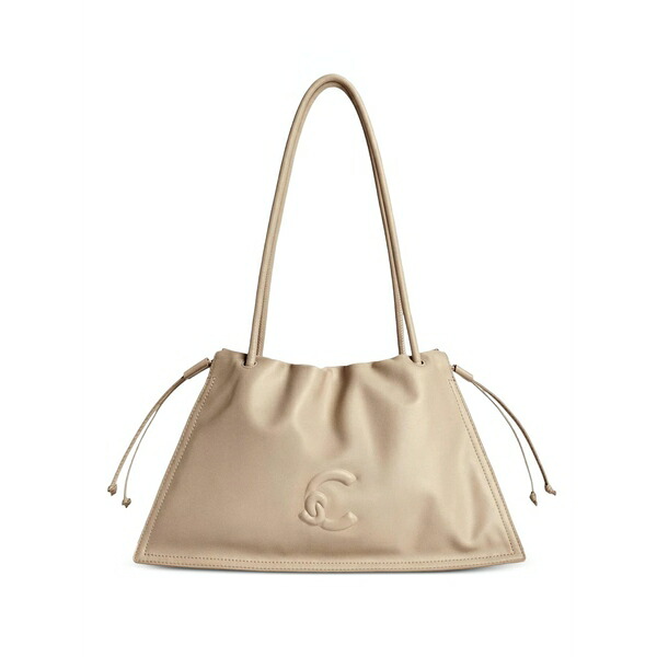 コチネレ レディース ショルダーバッグ 御徒面子 Dulse logo-embossed medium shoulder bag Neutrals