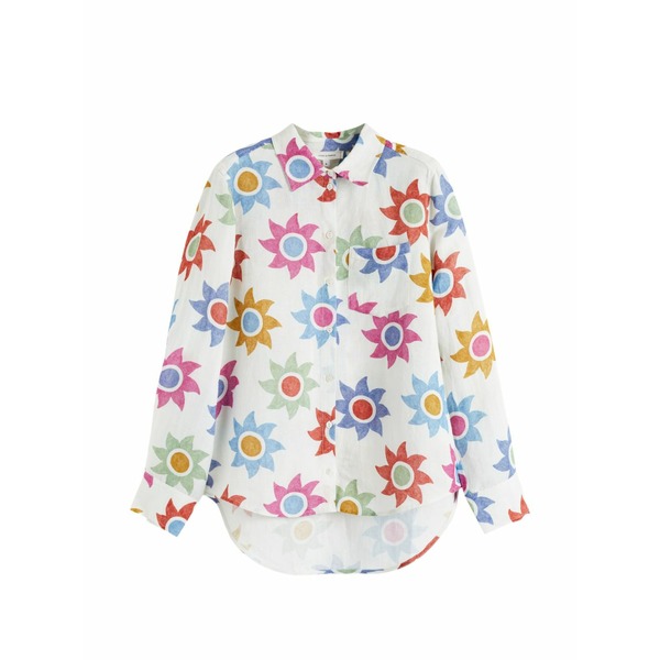 チンティアンドパーカー レディース シャツ トップス Printed shirt White|asty