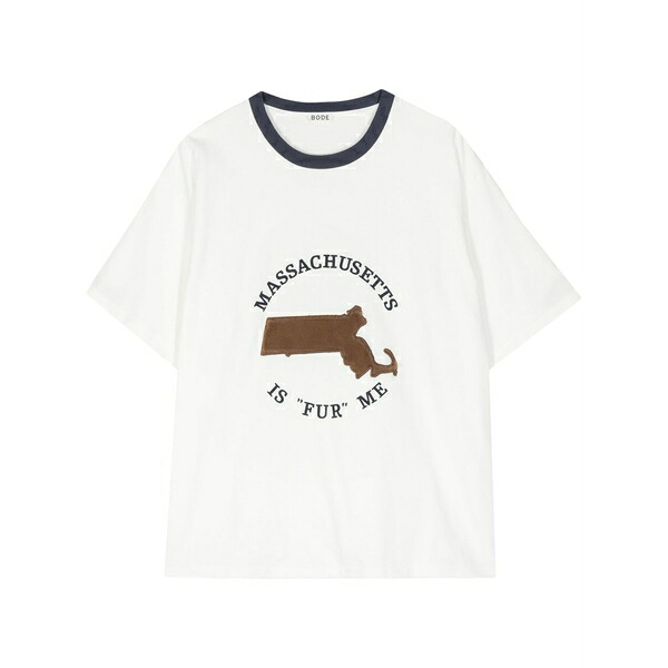 ボーディ メンズ プルオーバー トップス Logo-print cotton t-shirt White