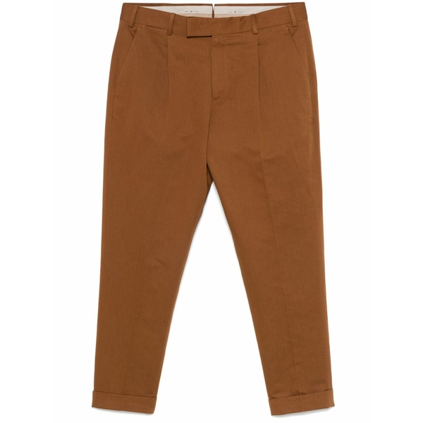 PTトリノ メンズ 心地好いズボン下 ボトムス Tapered trousers  Brown