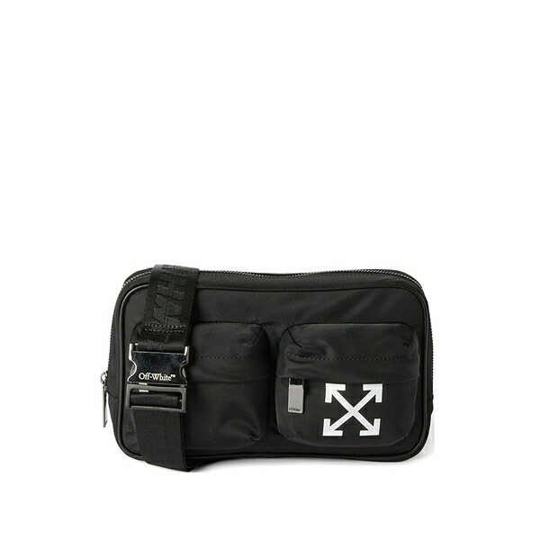 象牙色 メンズ 商行為系 御徒面子 Logo-detail belt bag Black