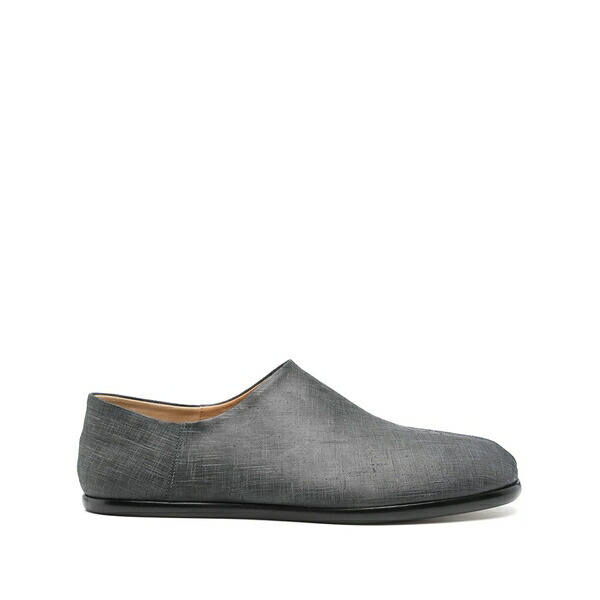 マルタンマルジェラ メンズ スリッポン・ローファー シューズ Leather loafers Grey｜asty