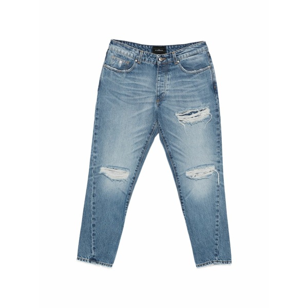 ジョン リッチモンド メンズ デニムパンツ ボトムス Mick distressed jeans Blue