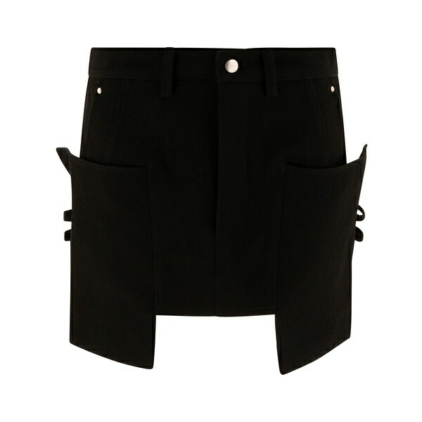 リックオウエンス レディース スカート ボトムス Stefan mini skirt Black｜asty