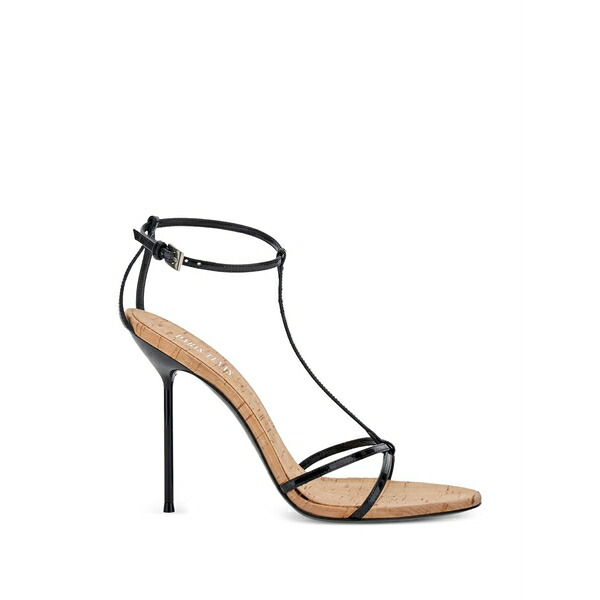 光の都市一つ星の州 レディース パンプス シューズ Lidia t-strap heeled pumps Black