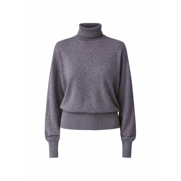 リビアナコンティ レディース 編み物\u0026スウェーター アウター Arabella roll-neck ribbed sweater Purple