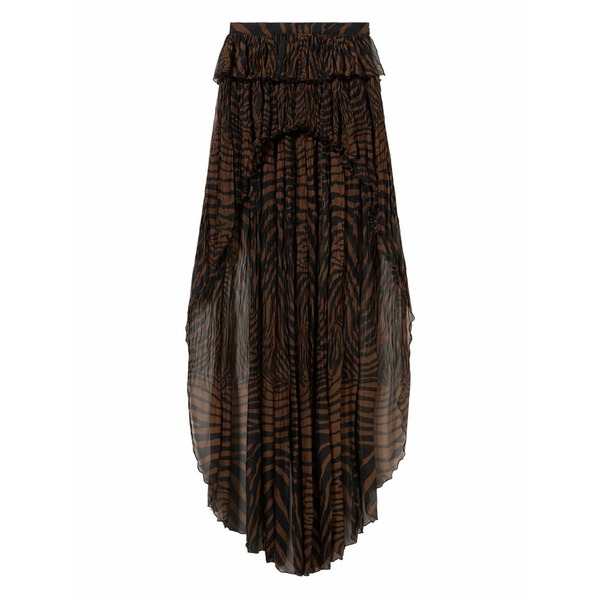 ブルマリン レディース スコート ボトムス Asymmetrical skirt Brown