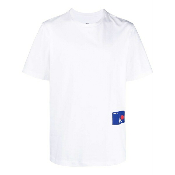 オーエーエムシー メンズ プルオーバー トップス Photograph-print short-sleeved t-shirt White