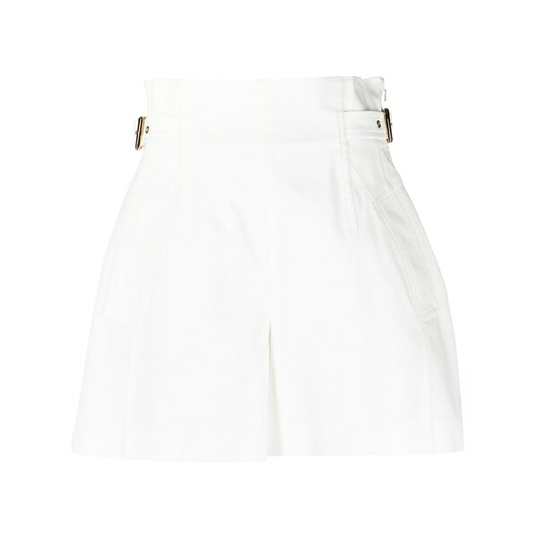 アルベルタ フェレッティ レディース カジュアルパンツ ボトムス High-rise gathered shorts White