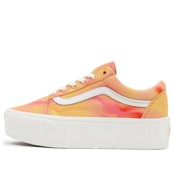 Vans バンズ レディース スニーカー 【(WMNS) Vans Old Skool Stackform Shoes 'Orange White' VN0A7Q5MORA】 サイズ US_5.5(22.5cm)｜asty