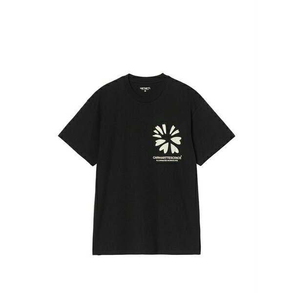 鉄道車両ハート型 メンズ ティーシャツ トップス Compy graphic-print t-shirt Black